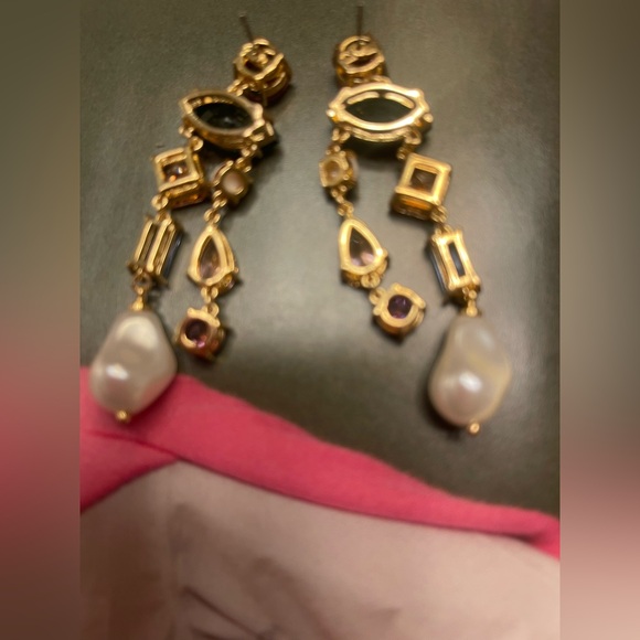 Kate Spade NWOT Elegant Multicolor Drop Earrings - Picture 5 of 5